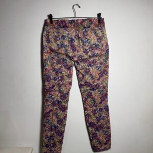 Calça Estampa Abstrata Colorida – Clock House – tam 42