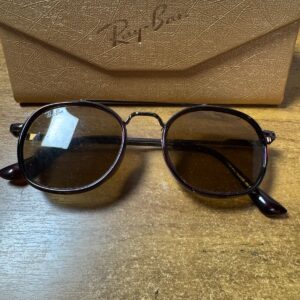 Óculos Escuros de Sol Oval Marrom – Ray Ban – *ORIGINAL*