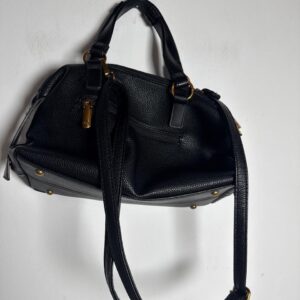 Bolsa Preta Estruturada Alça Dupla Casual – Kiss Me