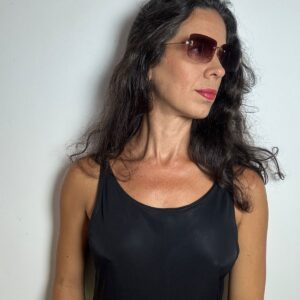 Óculos Escuros de Sol Retangular  – Saint Laurent – *original*