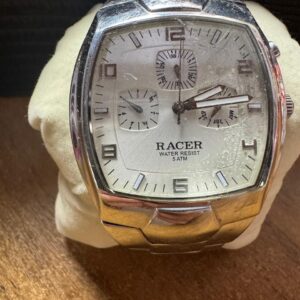 Relógio Masculino Prateado – Racer