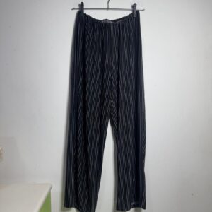 Calça Listrada Preta e Branca – tam G