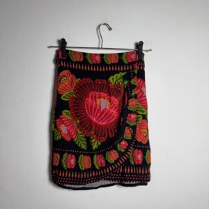 Saia Curta Estampada Transpassada - Farm - tam P