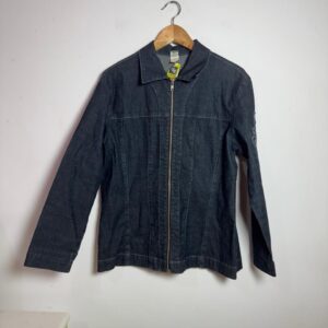 Casaco Jeans com Bordado na Manga - Scalon - tam 46