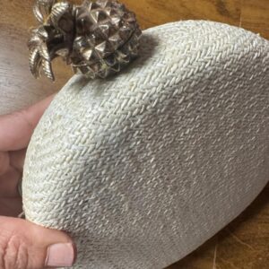 Bolsa Clutch Branca com Abacaxi