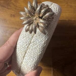 Bolsa Clutch Branca com Abacaxi