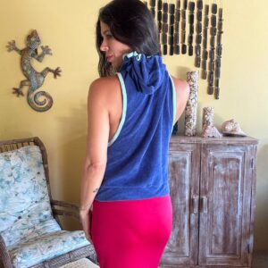 Colete / blusa Azul Com Capuz – Siberian – tam P