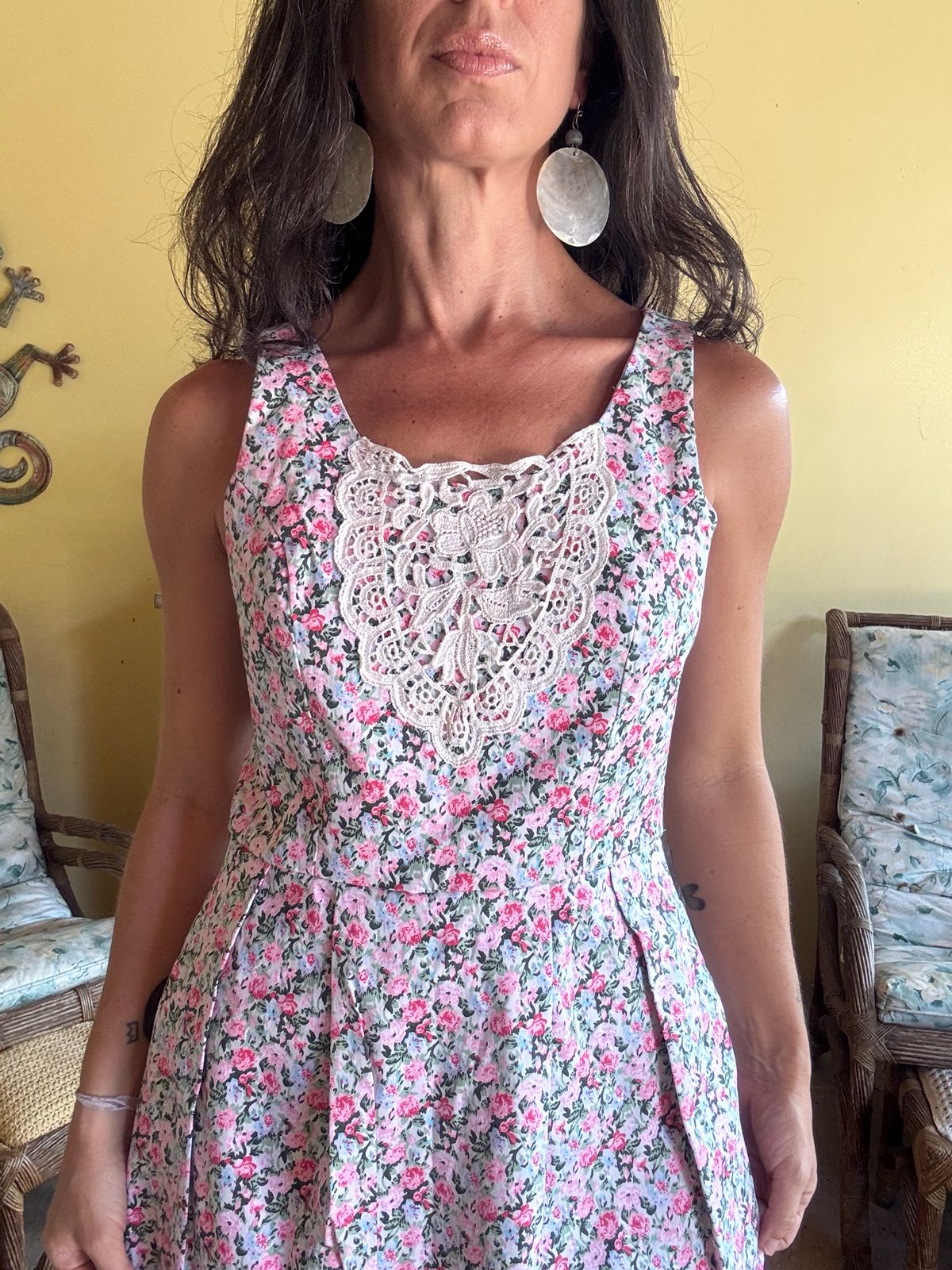 Vestido Curto com Estampa Floral - Kallayanne - tam G - Imagem 3