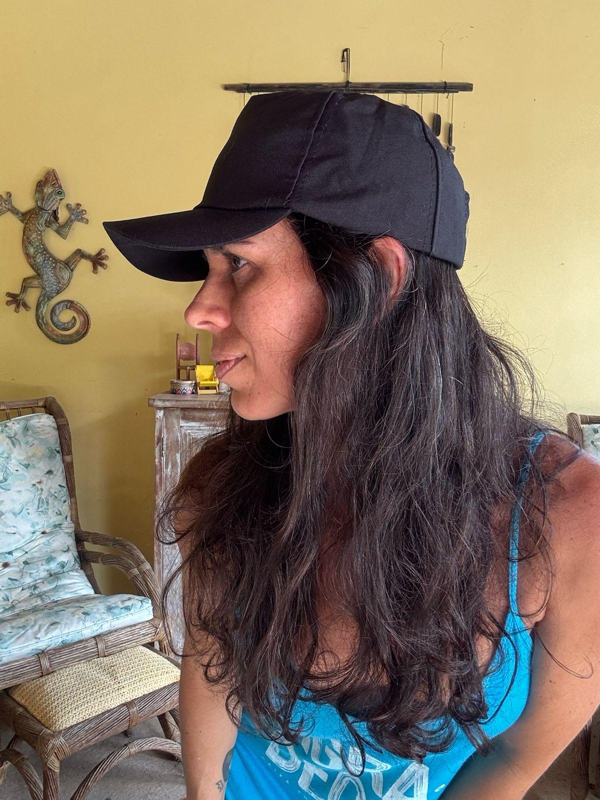 Boné Preto Básico Ajustável