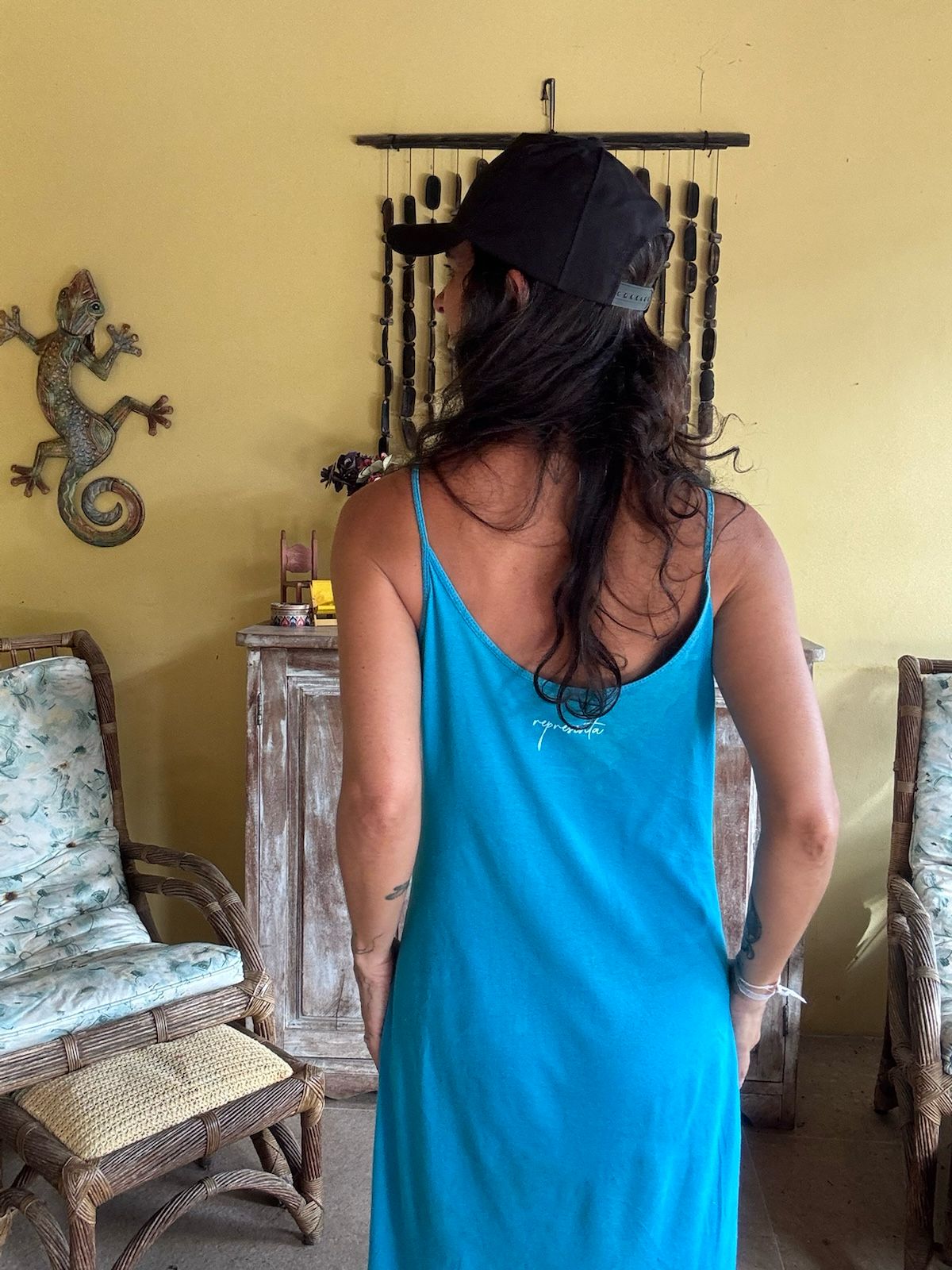 Boné Preto Básico Ajustável - Imagem 2