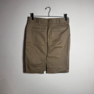 Saia Lápis Bege Cáqui com Fenda – Zara – tam M