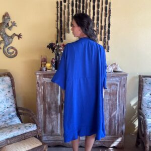 Sobreposição / Kimono Envelope Azul – tam XG / GGG