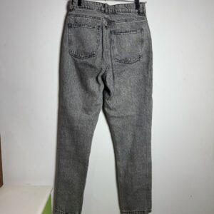 Calça Jeans Cintura Alta Mom Fit Estonada – Denim – tam P