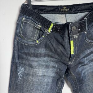 Calça Jeans com Lantejoulas e Bordados – Akademiks – tam G