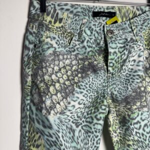 Calça Animal Print Esverdeada – Just Be – tam 42
