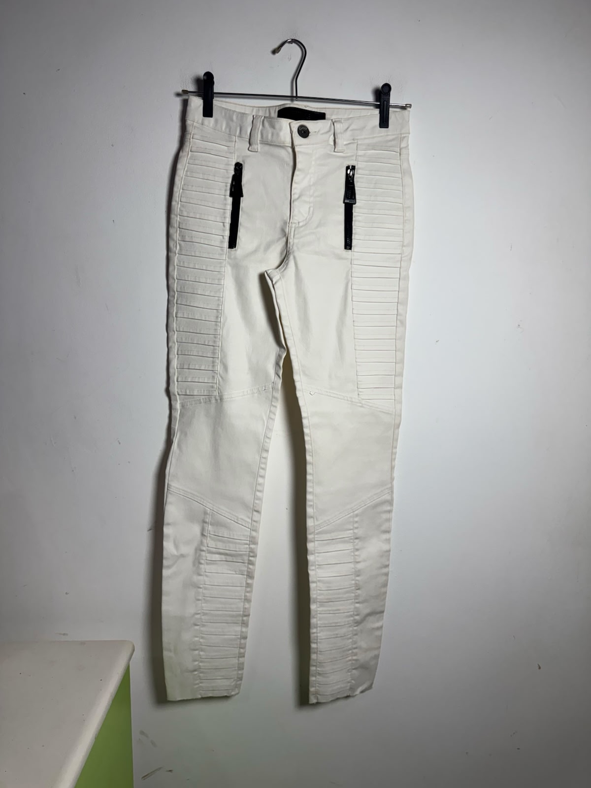 Calça Off-white Estilo Biker – Animale – tam 36