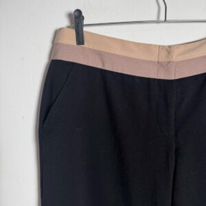 Calça Social Preta com Cós em Tons Nude – Brooksfield – tam G