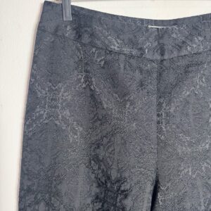 Calça preta com padronagem de renda – Worthington – tam M