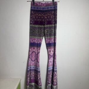 Calça Estampada Boho Boca de Sino – love dress – tam 14