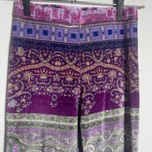 Calça Estampada Boho Boca de Sino – love dress – tam 14