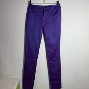 Calça Estampa Geométrica Roxa e Azul – Hering – tam 36