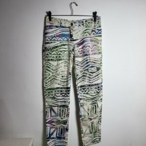 Calça Estampa Abstrata Colorida – Talita Kume – tam 38