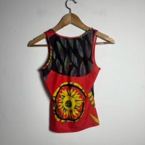 Regata Feminina Estampa Colorida Abstrata – Sarttore – tam P