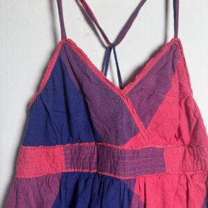 Vestido Estampado Roxo e Rosa – Mxtn – tam 16