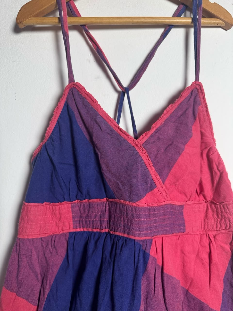 Vestido Estampado Roxo e Rosa – Mxtn – tam 16 - Imagem 2