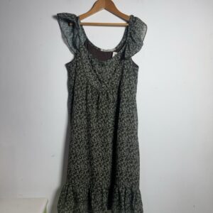 Vestido Infantil Florido com Babados – Bluesteel – tam P