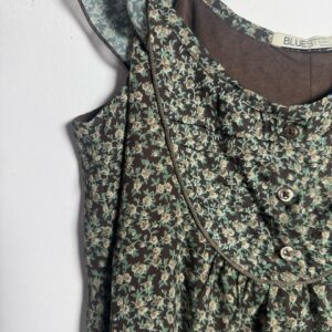 Vestido Infantil Florido com Babados – Bluesteel – tam P