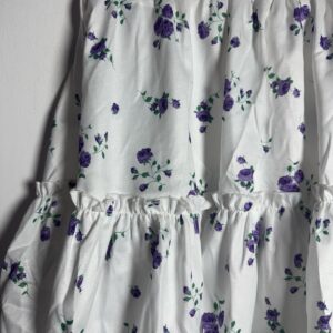 Saia Infantil com Babados e Estampa Floral – Shein – tam 14