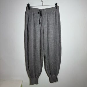 Calça Jogger com Glitter Prateada – tam M