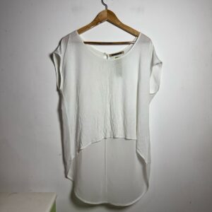 Blusa Branca Mullet – Talita Kume – tam 40