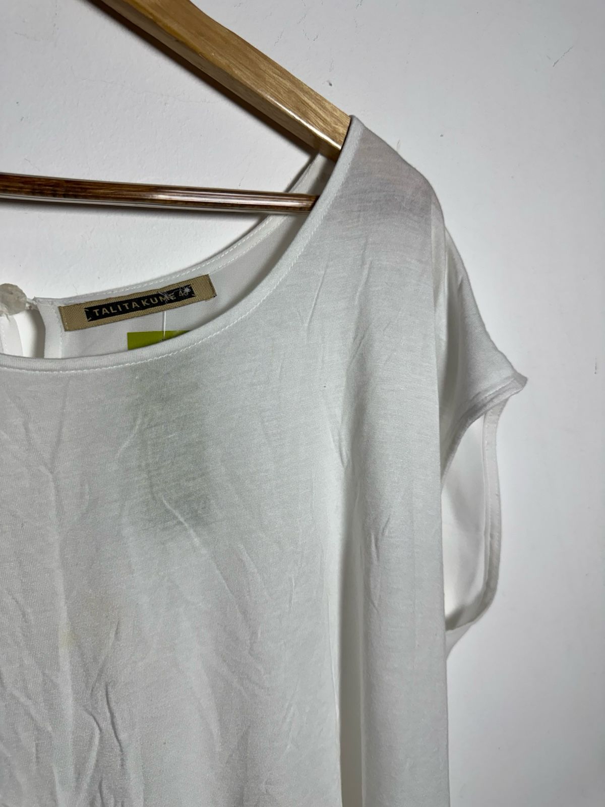 Blusa Branca Mullet – Talita Kume – tam 40 - Imagem 2