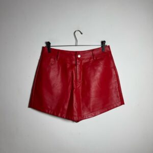 Saia Vermelha Couro Sintético – Mais Um – tam G