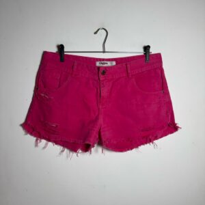 Short Jeans Rosa Desfiado – TRAMA – tam 42