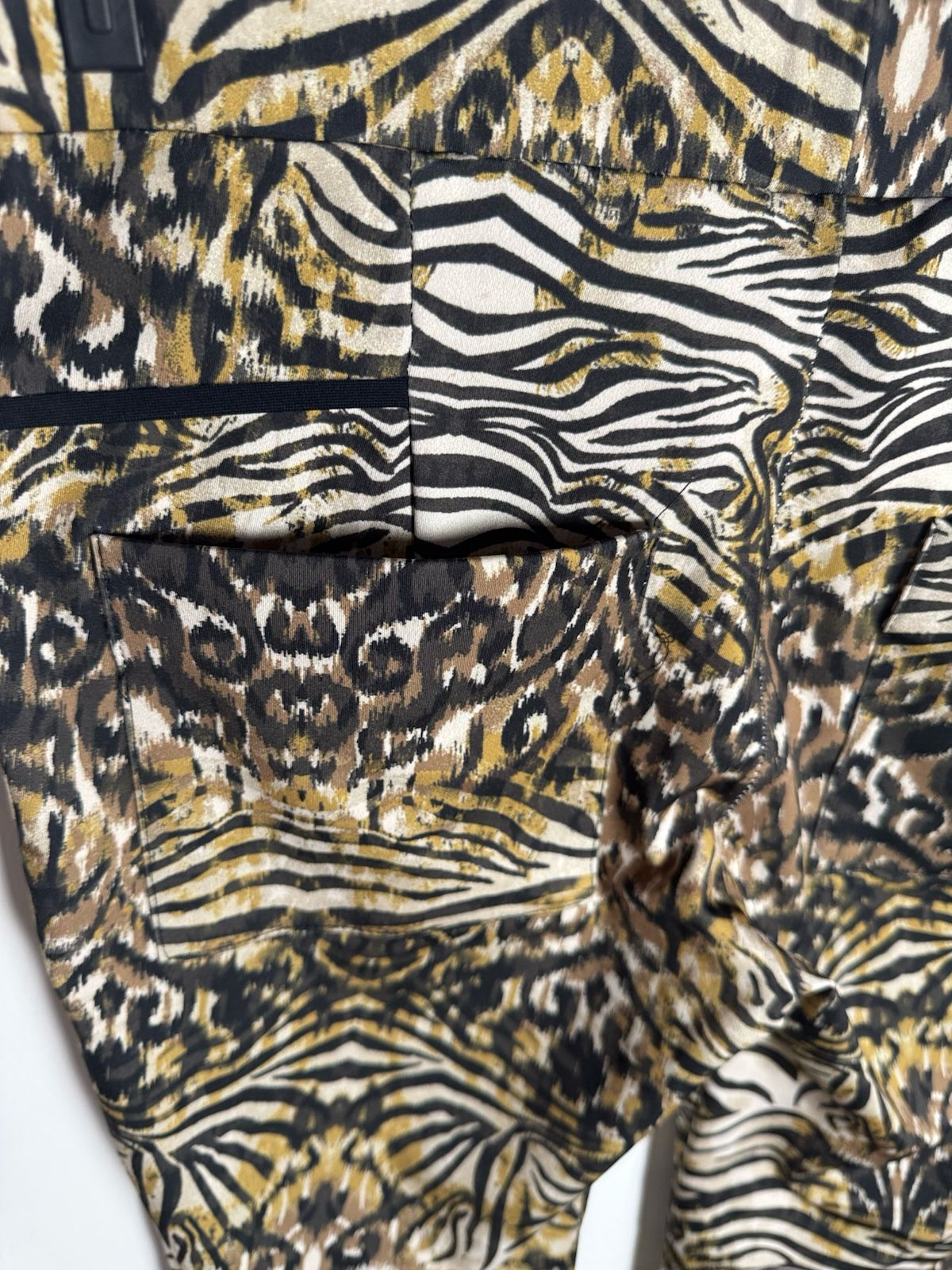 Calça Animal Print de Zebra e Leopardo – tam 38/40 - Imagem 5