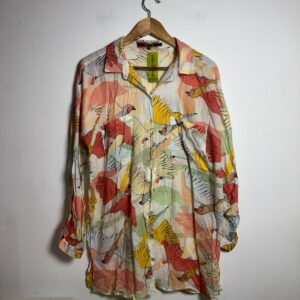 Chemise Estampa Pássaros – Shoulder – tam 42