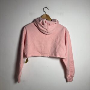 Moletom Cropped Rosa com Capuz – Now United – tam P