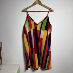 Blusa Colorida de Blocos – Shein – tam M