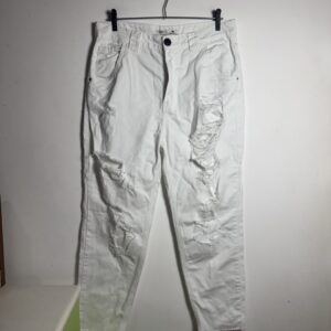 Calça Branca Destroyed – Bluesteel – tam 46