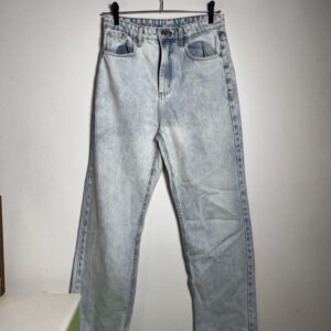 Calça Jeans Cintura Alta Estonada – tam 36