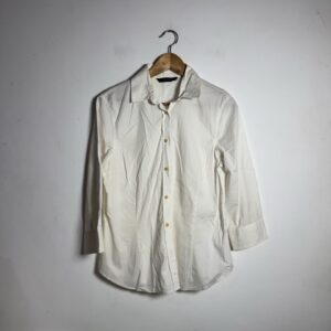 Camisa Branca Manga 3/4 – Zara – tam G