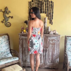 Vestido Tomara que Caia Estampa Zebra Floral – mi in – tam P