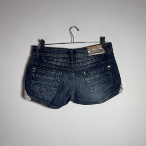 Short Jeans com Renda – Kiquitaluki – tam 38