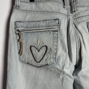 Calça Jeans com Detalhe de Coração no Bolso – Bobstore – tam 38