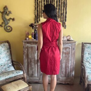 Vestido Transpassado Vermelho – Cortelle – tam 38