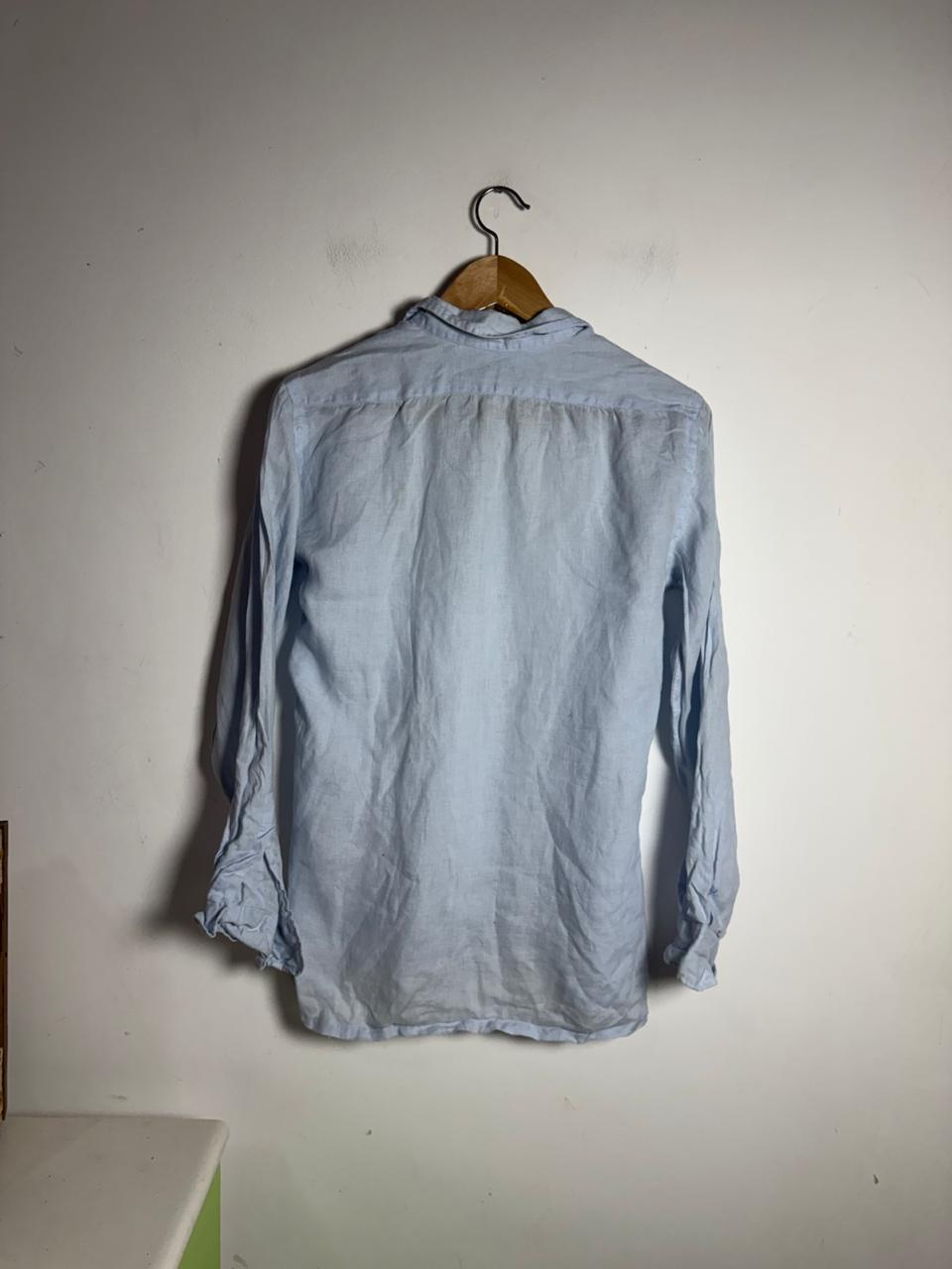 Camisa Social Azul Clara – tam M - Imagem 2