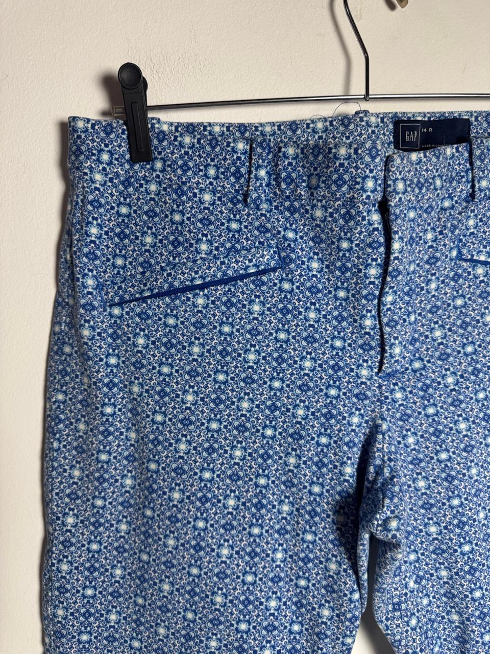 Calça Estampada Azul – GAP – tam M - Imagem 3